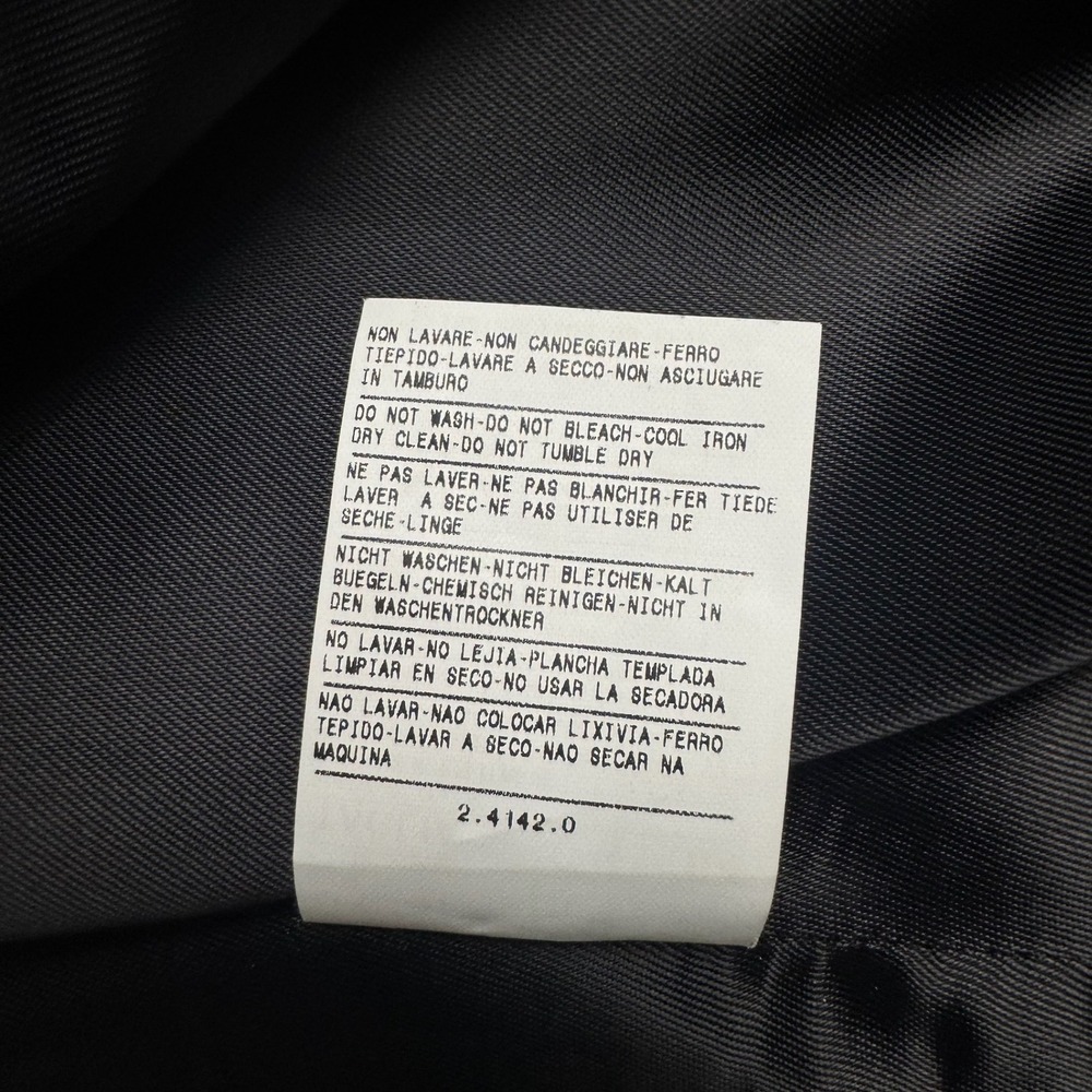 Sisley Sport Coat Blazer Mens 44R Black Wool Made Italy Quiet Luxury Tailored - Picture 7 of 12
